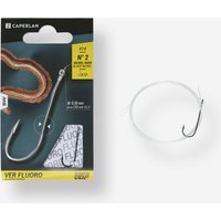 Sn Fluoro Eyed Hooks To Line For Sea Fishing With Worms