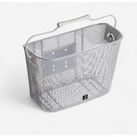 Decathlon UK BTWIN Kids Metal Bike Basket - Grey | FREE Click & Collect at Stores and Asda. 365 Days return available.
