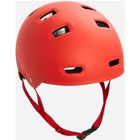 Decathlon UK BTWIN Kids' Bike Helmet Bol 520 - Red | FREE Click & Collect at Stores and Asda. 365 Days return available.