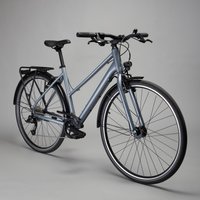 Decathlon UK Elops Long Distance Step-through City Bike 500 | FREE Click & Collect at Stores and Asda. 365 Days return available.