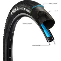 Decathlon UK BTWIN 26x2.00 Wire Bead All Terrain Mountain Bike Tyre 5 Speed | FREE Click & Collect at Stores and Asda. 365 Days return available.