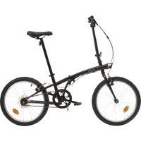 Decathlon UK BTWIN 20 Inch Folding Bike Btwin 100 - Black | FREE Click & Collect at Stores and Asda. 365 Days return available.