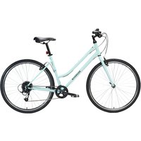 Decathlon UK RIVERSIDE Hybrid Bike With Low Frame Mint - 120 Series | FREE Click & Collect at Stores and Asda. 365 Days return available.