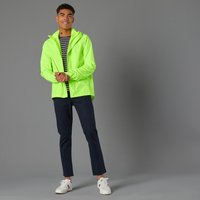 Decathlon UK BTWIN Men's Cycling Jacket Neon Yellow - 100 Series | FREE Click & Collect at Stores and Asda. 365 Days return available.
