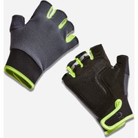 Decathlon UK BTWIN Kids' Cycling Gloves 500 - Ages 8-12 Years - Black/yellow | FREE Click & Collect at Stores and Asda. 365 Days return available.