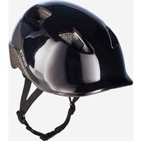 Decathlon UK BTWIN Kids' Bike Helmet 100 - Black | FREE Click & Collect at Stores and Asda. 365 Days return available.