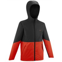 Kids’ Waterproof Hiking Jacket - MH500 7-15 Years - Twin Red