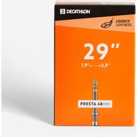 Decathlon UK Decathlon Mountain Bike Inner Tube 29x1.9-2.5 Presta 48 Light | FREE Click & Collect at Stores and Asda. 365 Days return available.