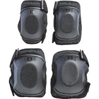 Decathlon UK BTWIN Second Life - One Size Cycling Elbow And Knee Protectors Set 3-6 Years - Black - Excellent | FREE Click & Collect at Stores and Asda. 365 Days return available.