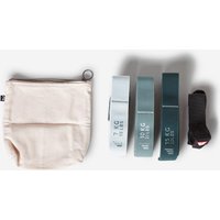 | Kit 3 fasce elastiche fitness TONEBAND tessuto resistenza 7-10-15 kg |