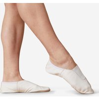 Second Life - Girls And Boys Leather Gymnastics Shoes - White