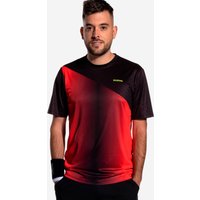 | T-shirt padel uomo PTS 500 rosso-nero | Kuikma