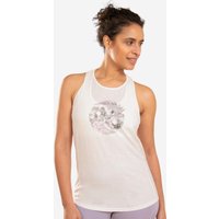 Yoga Cotton Tank Top - Off-white Print