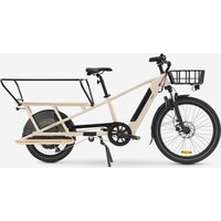Decathlon UK BTWIN Rear Loading Electric Longtail Cargo Bike R500e | FREE Click & Collect at Stores and Asda. 365 Days return available.