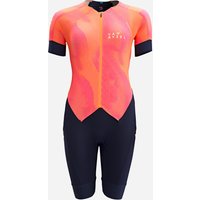 Decathlon UK VAN RYSEL Women's Ld Triathlon Trisuit - Navy/orange | FREE Click & Collect at Stores and Asda. 365 Days return available.