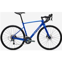 Decathlon UK VAN RYSEL Road Bike Ncr Cf Tiagra - Blue | FREE Click & Collect at Stores and Asda. 365 Days return available.
