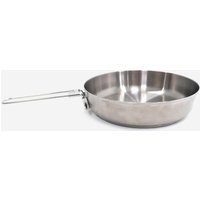 Stainless Steel Camping Frying Pan 500 With Double Bottom -1.2 L - Diam. 20 cm