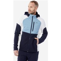 Men’s Lightweight. Water-repellent Softshell Ski Jacket - 900 - Blue And White