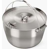 6-people Camping Cooking Pot - Stainless Steel - 5 Litres