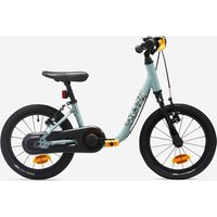 Decathlon UK BTWIN Kids' 3-5 Years 2-in-1 14 Inch Balance Bike Discover 900 - Green | FREE Click & Collect at Stores and Asda. 365 Days return available.