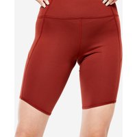 Decathlon UK KIMJALY Women's Dynamic Yoga Bike Shorts - Mahogany | FREE Click & Collect at Stores and Asda. 365 Days return available.
