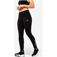 Women's Cotton Fitness Leggings - Black