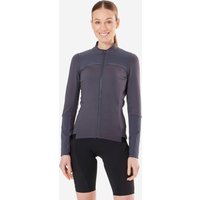 Decathlon UK ROCKRIDER Women's Long-sleeved Cool Weather Mountain Bike Cross Country Jersey - Grey | FREE Click & Collect at Stores and Asda. 365 Days return available.