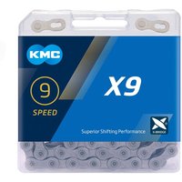 Decathlon UK Kmc 9 Speed Bike Chain X9 114 Links | FREE Click & Collect at Stores and Asda. 365 Days return available.