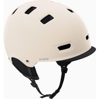 Decathlon UK BTWIN Second Life - City Cycling Bowl Helmet - Beige - Excellent | FREE Click & Collect at Stores and Asda. 365 Days return available.