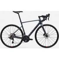 Decathlon UK VAN RYSEL Road Bike Ncr Carbon Frame Shimano 105 12 Speeds - Grey | FREE Click & Collect at Stores and Asda. 365 Days return available.