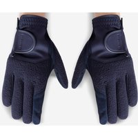 Women’s Golf Pair Of Winter Gloves - Cw Navy Blue
