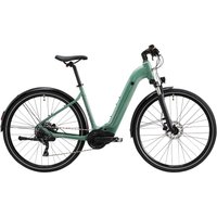 Decathlon UK ROCKRIDER Electric Hybrid Bike With Central Motor And Low Frame - E-actv 500 Green | FREE Click & Collect at Stores and Asda. 365 Days return available.