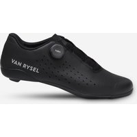 Decathlon UK VAN RYSEL Road Cycling Shoes Ncr - Black | FREE Click & Collect at Stores and Asda. 365 Days return available.