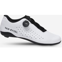 Decathlon UK VAN RYSEL Road Cycling Shoes Ncr - White | FREE Click & Collect at Stores and Asda. 365 Days return available.