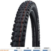 Decathlon UK Schwalbe Magic Mary Mountain Bike Bike Tyre Addix Super Trail Soft Folding Tle | FREE Click & Collect at Stores and Asda. 365 Days return available.