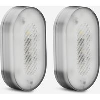 Decathlon UK Decathlon Twin-pack Usb Clip Front/rear Bike Lights Sl510 - Black | FREE Click & Collect at Stores and Asda. 365 Days return available.