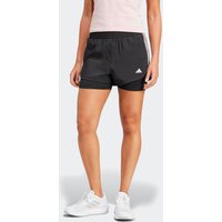 Decathlon UK Adidas Women's 2-in-1 Fitness Shorts - Black | FREE Click & Collect at Stores and Asda. 365 Days return available.