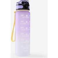 1 Litre Fitness Bottle Motivation - Lilac