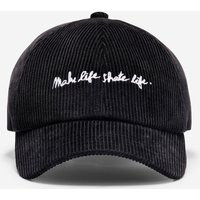 Corduroy Skateboard Cap - Cap900 - Make Life Skate Life - Black