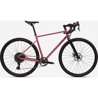 Decathlon UK VAN RYSEL Microshift Sword 1x10v - Grvl Af Gravel Bike - Pink | FREE Click & Collect at Stores and Asda. 365 Days return available.