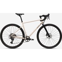 Decathlon UK VAN RYSEL Gravel Bike Aluminium Frame SRAM Apex 1x12s - Beige | FREE Click & Collect at Stores and Asda. 365 Days return available.