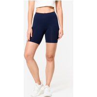 Decathlon UK Domyos Women's Fitness Cycling Shorts - Steel Blue | FREE Click & Collect at Stores and Asda. 365 Days return available.