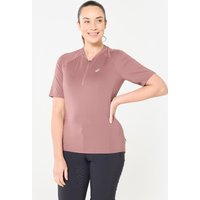 Decathlon UK ROCKRIDER Women's Short-sleeve Cargo Cycling Jersey - Taupe Pink | FREE Click & Collect at Stores and Asda. 365 Days return available.