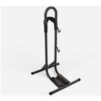 Decathlon UK Decathlon 2-in-1 Floor Rack For 1 Bike - Black | FREE Click & Collect at Stores and Asda. 365 Days return available.