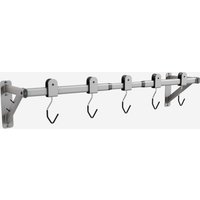 Decathlon UK Decathlon Bike Wall Rack With 5 Sliding Hooks - Grey | FREE Click & Collect at Stores and Asda. 365 Days return available.