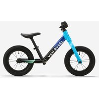 Decathlon UK VAN RYSEL Kids' 12-inch Runride Racing Balance Bike - Black And Blue | FREE Click & Collect at Stores and Asda. 365 Days return available.