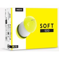 Golf Balls X12 - Inesis Soft 500 Yellow