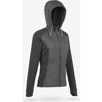 Women’s Hiking Hoodie - Nh500 Hybrid - Black