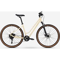 Decathlon UK RIVERSIDE Hybrid Bike Low Frame - Actv 500 Yellow | FREE Click & Collect at Stores and Asda. 365 Days return available.