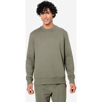 Men's Warm Fleece Sweatshirt - Khaki